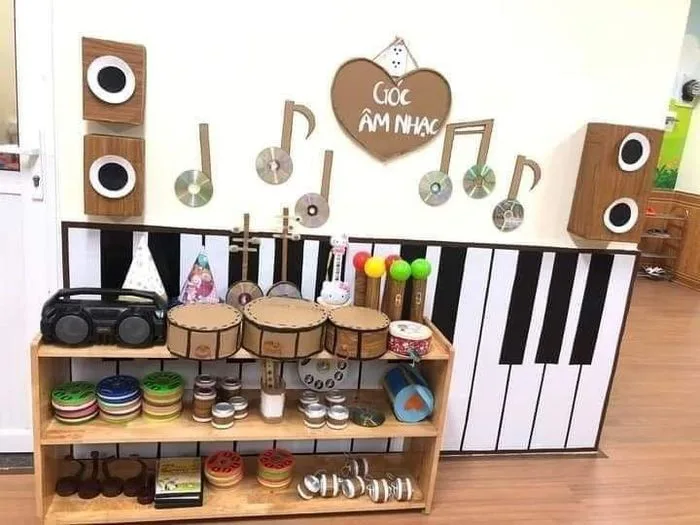 Bộ sưu tập trang trí góc âm nhạc mầm non đẹp nhất Bộ sưu tập trang trí góc âm nhạc mầm non đẹp nhất
