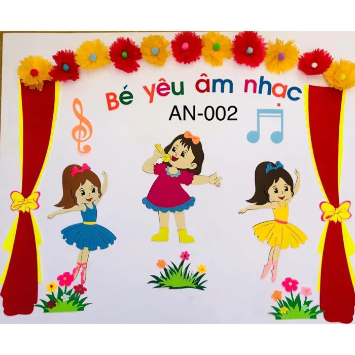Góc âm nhạc 002 - 20 mẫu Góc nỉ mầm non -tiểu học ( Tranh góc trang trí trường lớp mầm non tiểu học) Góc âm nhạc 002 - 20 mẫu Góc nỉ mầm non -tiểu học ( Tranh góc trang trí trường lớp mầm non tiểu học)