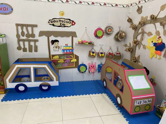 Một số hình ảnh trang trí lớp theo chủ đề: Phương tiện giao thông