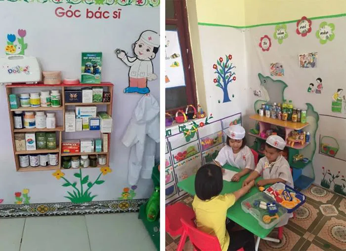 Trang trí góc bác sĩ STEAM trong mầm non hấp dẫn, sinh động nhất hiện Makeblock