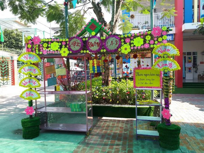 Góc bán hàng ngoài trời