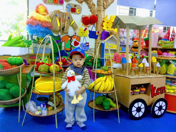 Hoạt động chơi ở góc bán hàng của các bé 🛒