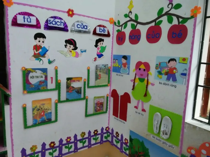 TRƯỜNG MẦM NON SƠN NAM TỔ CHỨC THI TRANG TRÍ MÔI TRƯỜNG GIÁO DỤC LẤY TRẺ  LÀM TRUNG TÂM