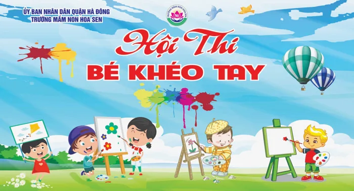 Trường mầm non Hoa Sen tổ chức hội thi 