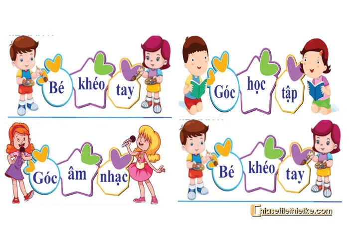 Thiết Kế Trang Trí cho trường mầm non file Corel mới cập nhật 043