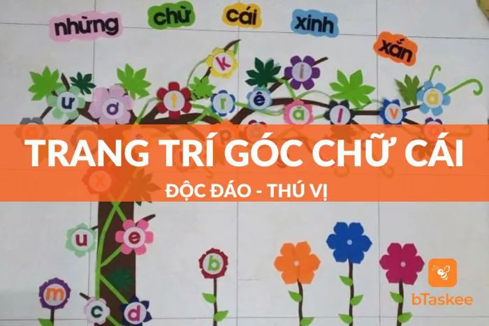 Trang Trí Góc Chữ Cái Mầm Non Thú Vị Và Độc Đáo Trang Trí Góc Chữ Cái Mầm Non Thú Vị Và Độc Đáo