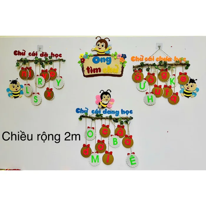 Góc Ong tìm chữ- Góc chữ cái cho trẻ mầm non Góc Ong tìm chữ- Góc chữ cái cho trẻ mầm non