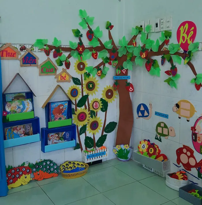 Trường MN Cam Phúc Nam trang trí lớp học Lấy trẻ làm trung tâm. Trường MN Cam Phúc Nam trang trí lớp học Lấy trẻ làm trung tâm.
