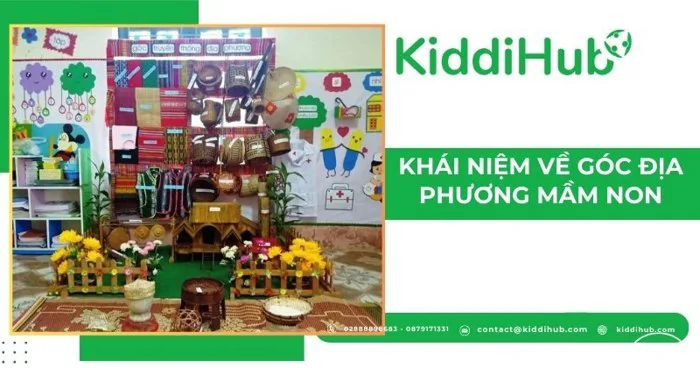 5 Ý tưởng trang trí góc địa phương mầm non