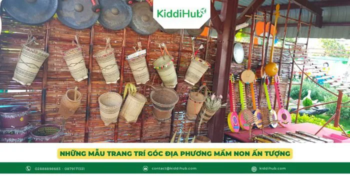 5 Ý tưởng trang trí góc địa phương mầm non
