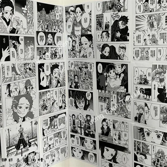 Tranh dán tường trang trí phòng, decor bàn học góc học tập, poster Anime  manga đen trắng có keo
