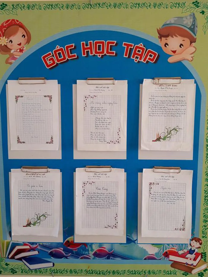 TRANG TRÍ VÀ HIỆU QUẢ GÓC HỌC TẬP, GÓC NGHỆ THUẬT TRANG TRÍ VÀ HIỆU QUẢ GÓC HỌC TẬP, GÓC NGHỆ THUẬT