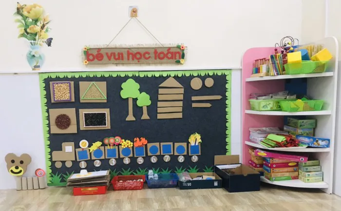 7+ Nguyên tắc trang trí lớp mầm non theo hướng mở cho trẻ