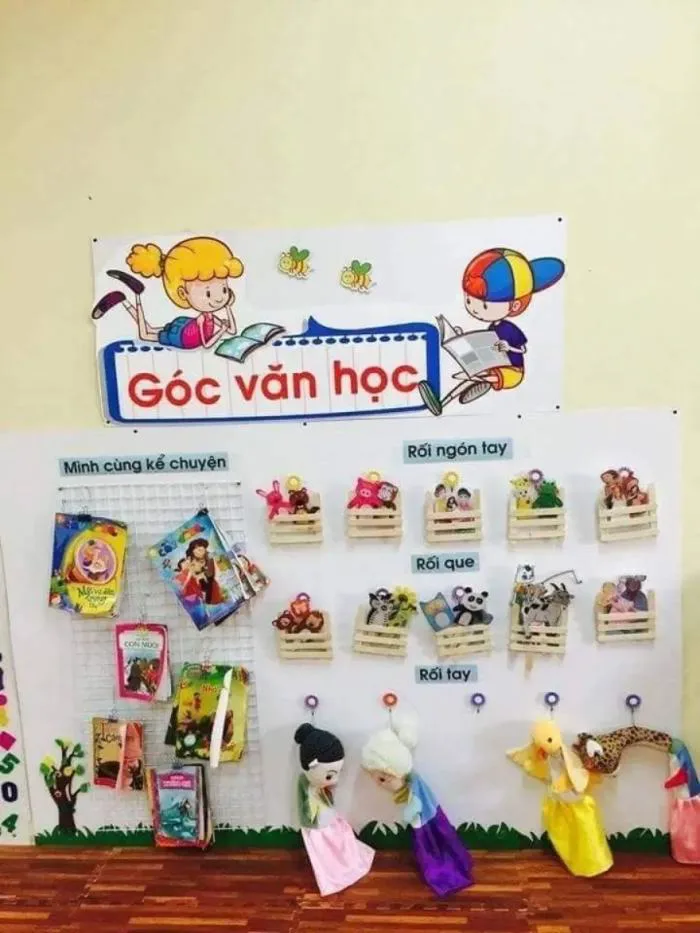 TRANG TRÍ GÓC HỌC TẬP CHO LỚP MẦM NON - Kinh nghiệm thành lập & quản lý