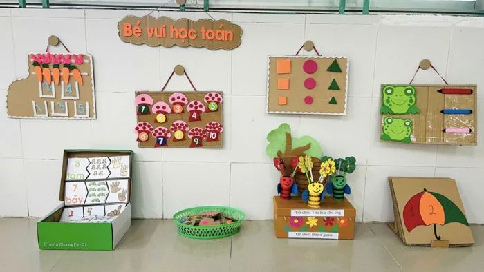 50+ mẫu trang trí góc mở trong trường mầm non mới nhất 2026
