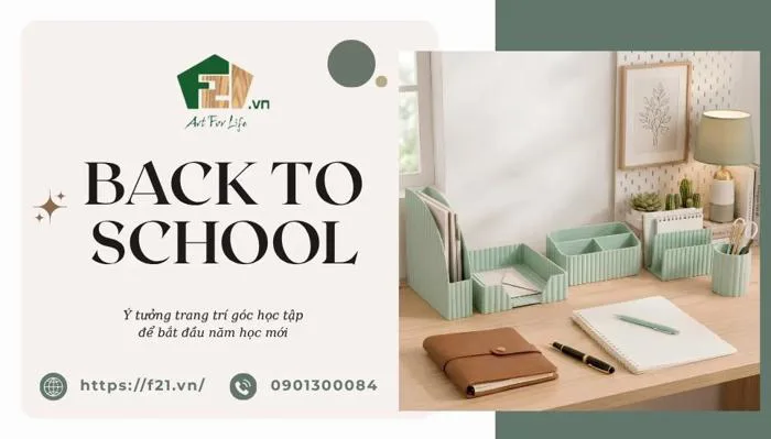 Back to School: Ý tưởng trang trí góc học tập để bắt đầu năm học mới 2026 Back to School: Ý tưởng trang trí góc học tập để bắt đầu năm học mới 2026