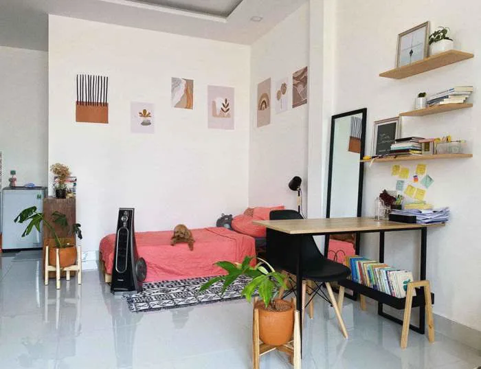Cách decor phòng trọ nhỏ không gác đẹp và đơn giản