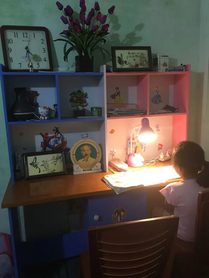 Phong trào Góc học tập treo ảnh Bác Hồ của Liên đội trường Tiểu học Phúc Lộc