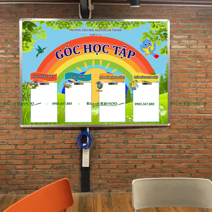Bảng Góc Học Tập I Bảng Trang Trí Lớp Học - Freeship tại TP.HCM
