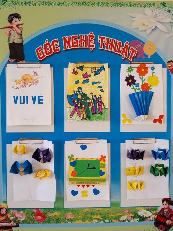 TRANG TRÍ VÀ HIỆU QUẢ GÓC HỌC TẬP, GÓC NGHỆ THUẬT