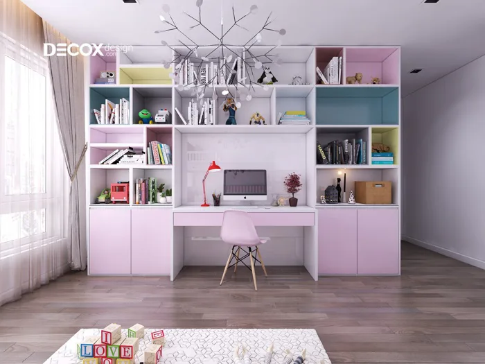 40+ mẫu trang trí góc học tập - bàn học tạo cảm hứng học cho bé
