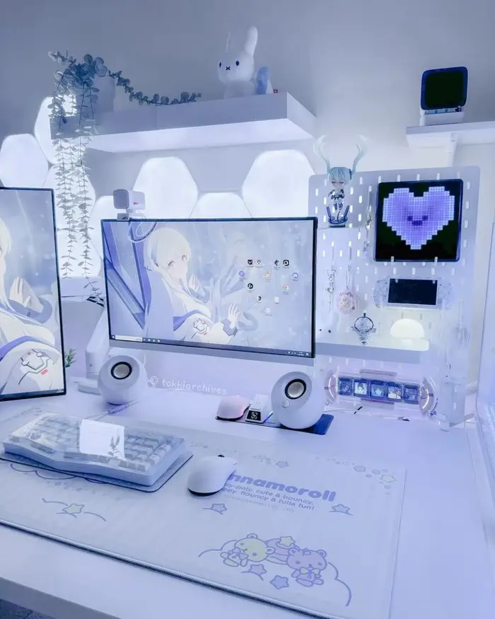 Bật mí các mẫu trang trí bàn học màu xanh ấn tượng nhất