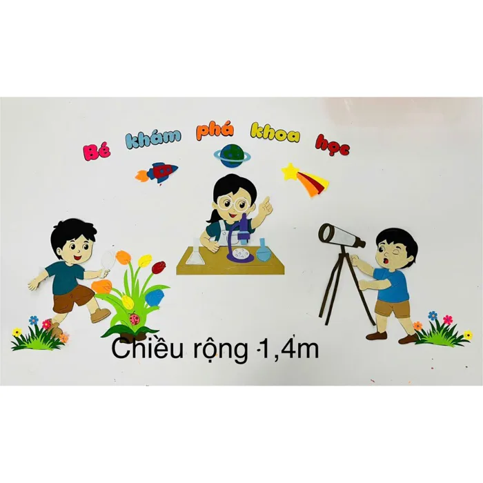 Góc khám phá khoa học- Trang trí góc khám phá cho trẻ mầm non-tiểu học