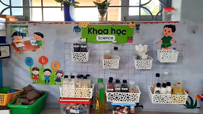 100+ mẫu trang trí lớp mầm non theo STEM dễ thương, độc đáo