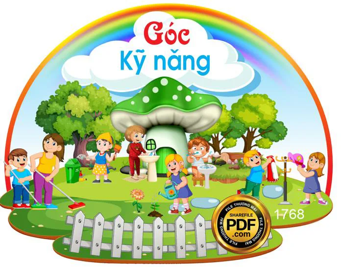 VIP] GÓC KỸ NĂNG TRANG TRÍ TRƯỜNG MẦM NON file PDF & CDR | VIPcorel.com -  Thư viện mẫu thiết kế đồ họa CorelDRAW (CDR).