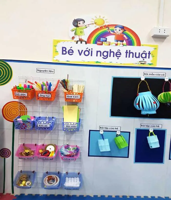 Các góc mầm non đẹp, thu hút mọi trẻ đến trường
