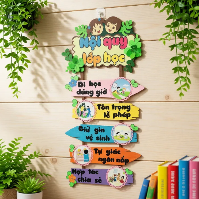 Nội quy lớp học mầm non - Giá Tốt, Miễn Phí Vận Chuyển, Đủ Loại | Shopee  Việt Nam