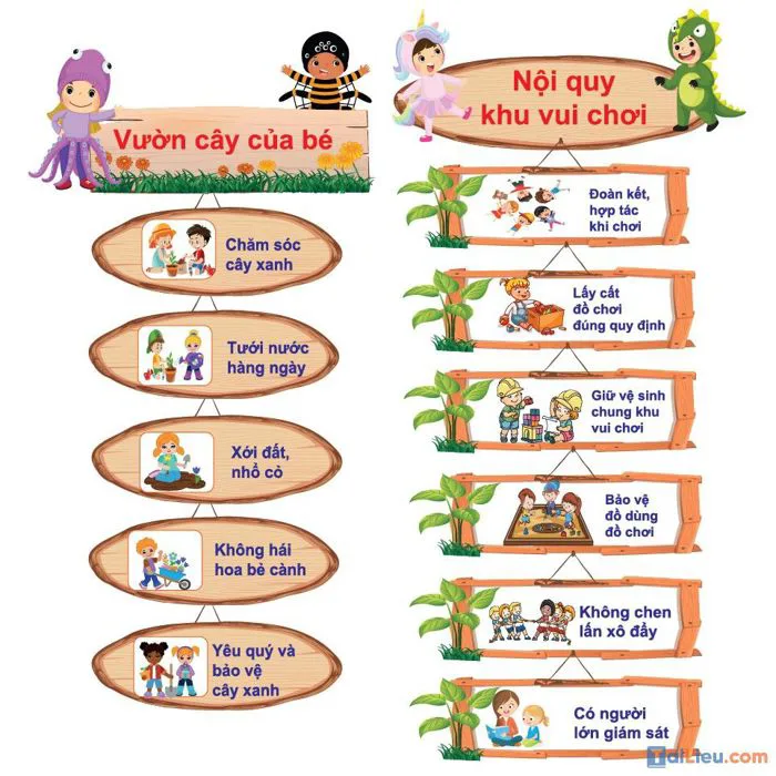 Trang trí lớp mầm non theo hướng mở đẹp nhất 2023