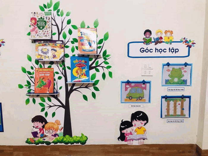 Trang trí lớp mầm non sáng tạo tại Quận Hoàng Mai