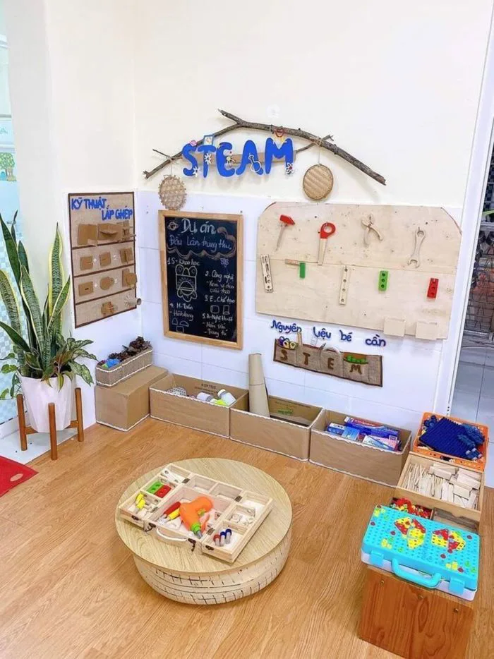 Gợi ý 40+ ý tưởng trang trí góc steam mầm non đẹp, ấn tượng Gợi ý 40+ ý tưởng trang trí góc steam mầm non đẹp, ấn tượng