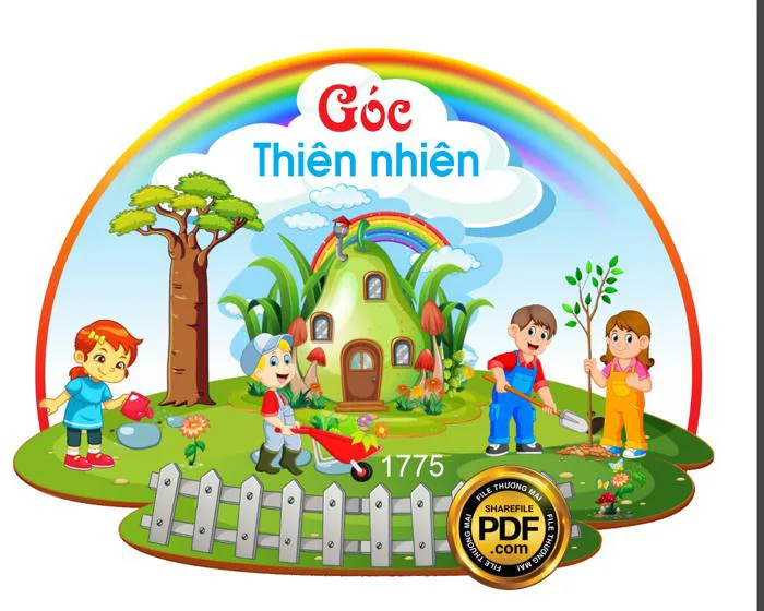 VIP] GÓC THIÊN NHIÊN TRANG TRÍ TRƯỜNG MẦM NON file PDF & CDR | VIPcorel.com  - Thư viện mẫu thiết kế đồ họa CorelDRAW (CDR).