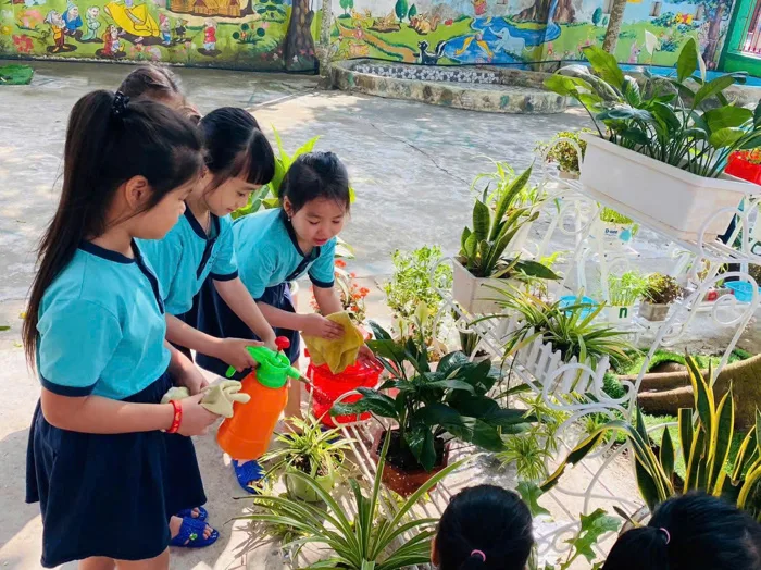 Góc Thiên Nhiên Của Trường Mầm Non Tây Sơn – Nơi Trẻ Khám Phá và Yêu Thiên  Nhiên