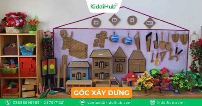 Cách trang trí góc tạo hình cho trẻ mầm non siêu đẹp