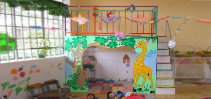 Bộ Góc Thư Giãn Mầm Non Hình Con Hưu Cao cổ - Nội thất Nguyệt Ánh Bộ Góc Thư Giãn Mầm Non Hình Con Hưu Cao cổ - Nội thất Nguyệt Ánh