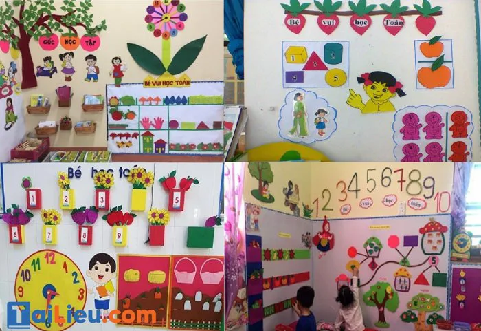 Trang trí lớp mầm non theo hướng mở đẹp nhất 2023 Trang trí lớp mầm non theo hướng mở đẹp nhất 2023