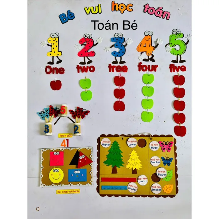 53 mẫu góc- Góc bé vui học toán lớp nhỡ- Góc trải nghiệm học tập cho trẻ mầm non 53 mẫu góc- Góc bé vui học toán lớp nhỡ- Góc trải nghiệm học tập cho trẻ mầm non