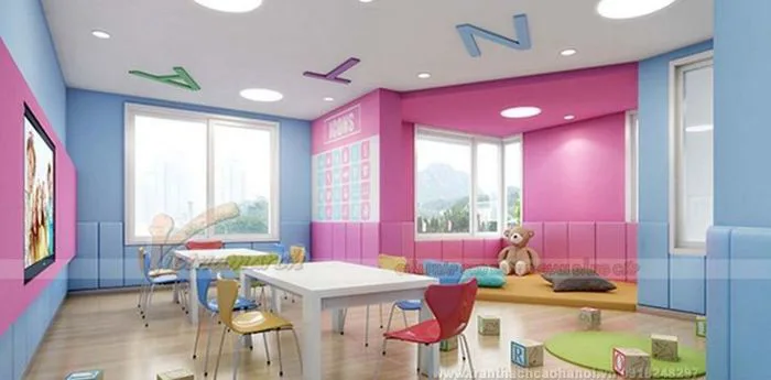 Gợi ý cách làm trần thạch cao trang trí lớp học mầm non sáng tạo nhất