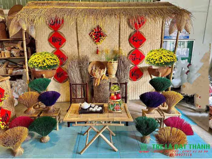 Cách Trang Trí Gian Hàng Tết Đẹp, Đơn Giản Hội Chợ Xuân