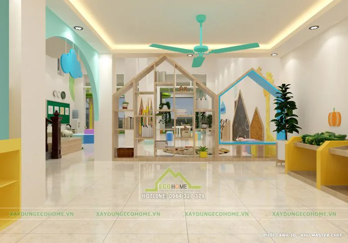 Trang trí lớp mầm non sáng tạo tại huyện Thanh Trì