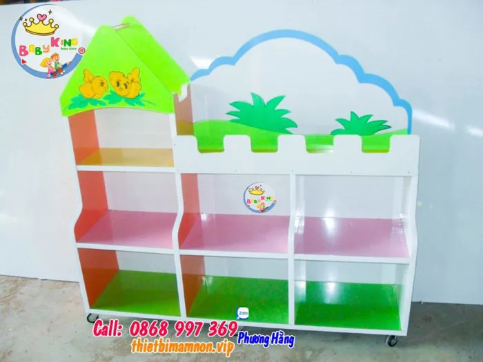Kệ Mầm Non KMN01 - Shop Đồ Chơi Khu Vui Chơi BabyKing