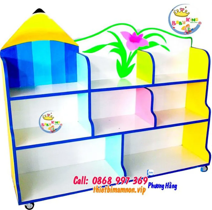Kệ Mầm Non KMN01 - Shop Đồ Chơi Khu Vui Chơi BabyKing