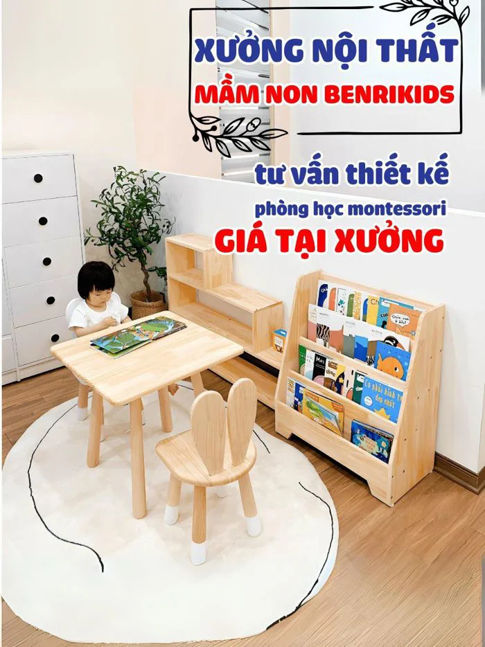 Kệ Đồ Chơi Montessori Trang Trí Nội Thất Trẻ Em,Trường Mầm Non Đựng Đồ Chơi  Giá Sách Vât Dụng