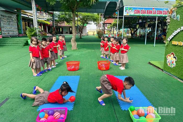 Chú trọng giáo dục phát triển thể chất cho trẻ mầm non - Sở Giáo dục và Đào tạo Ninh Bình Chú trọng giáo dục phát triển thể chất cho trẻ mầm non - Sở Giáo dục và Đào tạo Ninh Bình