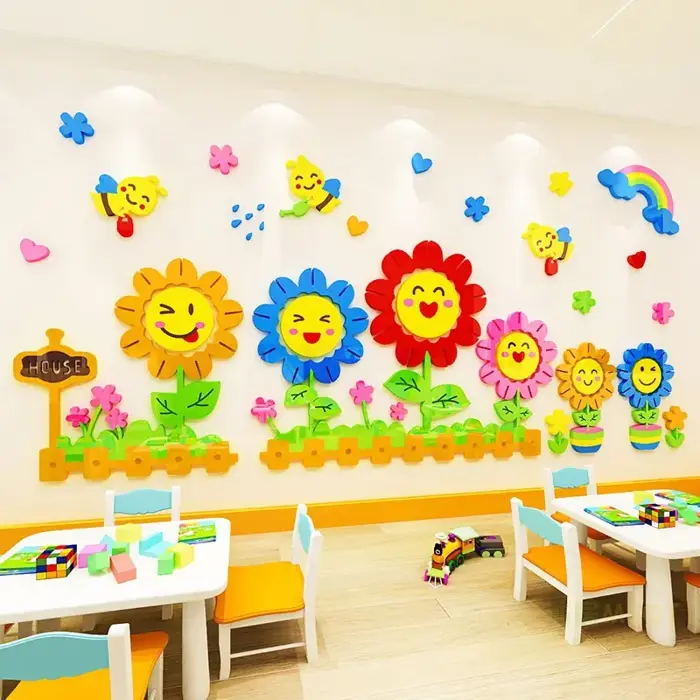 20+ Mẫu Giấy Dán Tường Trang Trí Lớp Học Độc Đáo Sáng Tạo