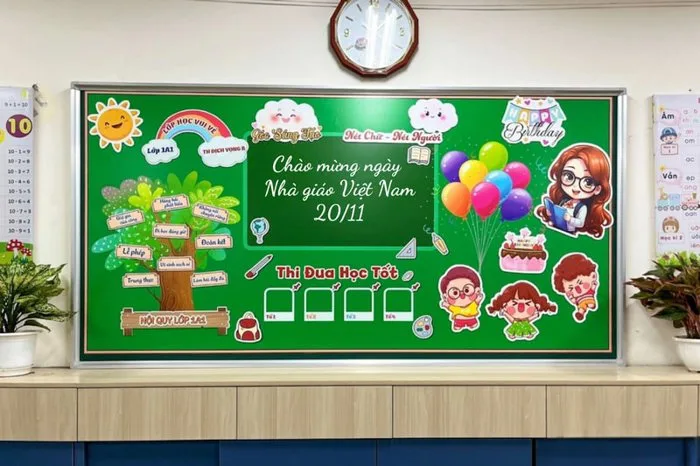 Bật mí trang trí 20/11 độc đáo, dễ làm và phù hợp mọi cấp học