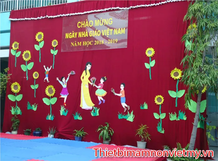 Hướng dẫn trang trí 20/11 lớp mầm non đẹp và sáng tạo - Thiết Bị Mầm Non  Việt Mỹ